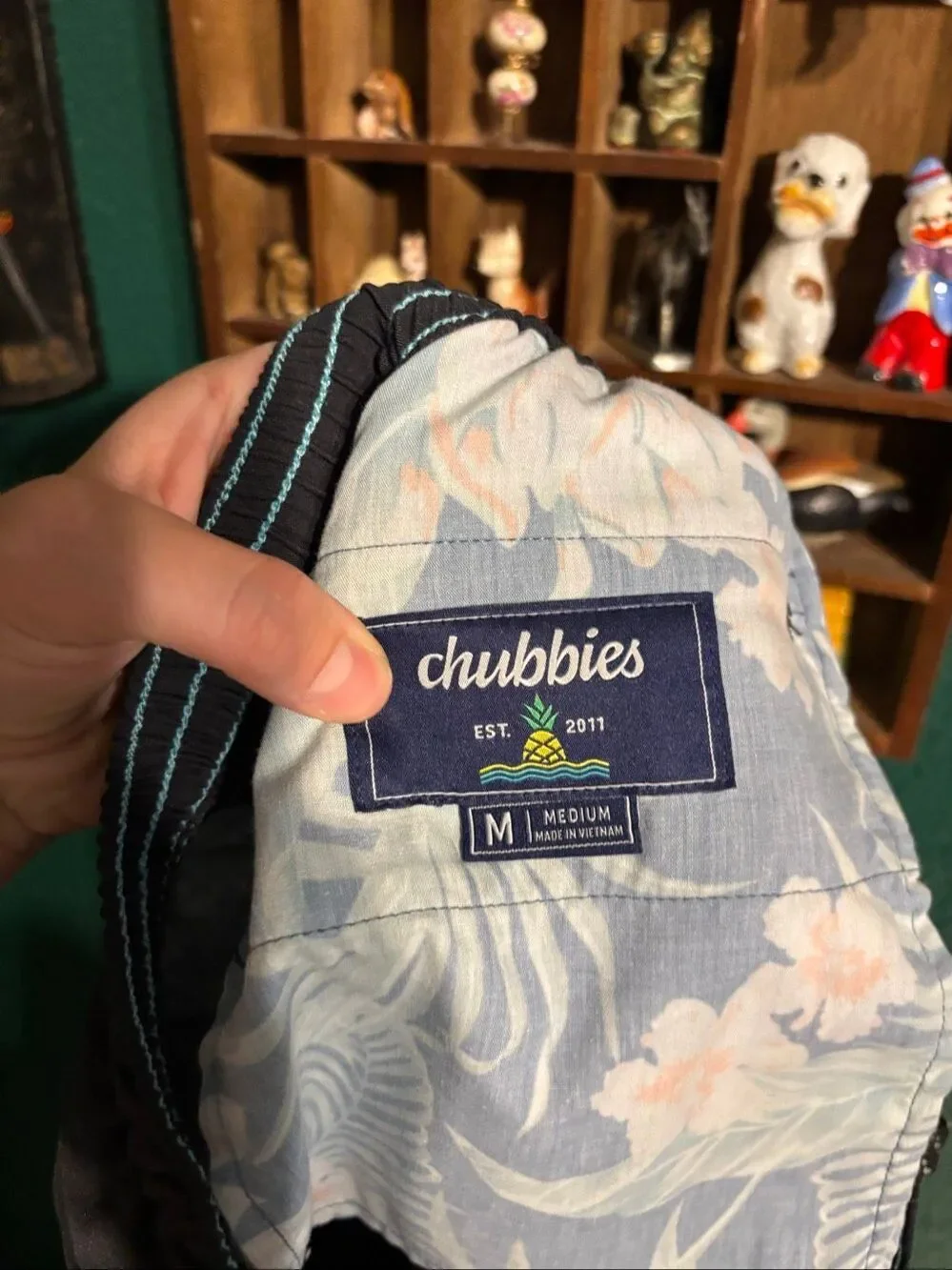 Chubbies Black Everywear Pull On Tapered Pants Sz Medium